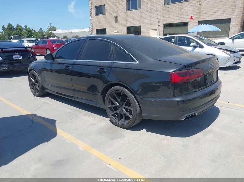 Vin: waufgafcxgn005648, lot: 45645587, audi a6 3.0t premium plus 20163