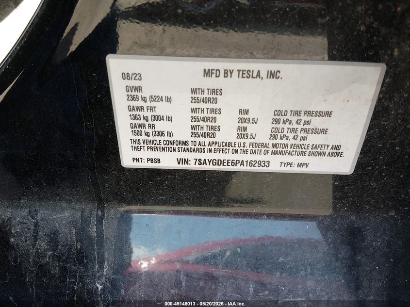 2023 TESLA MODEL Y SPORT UTILITY VEHICLE ELECTRIC