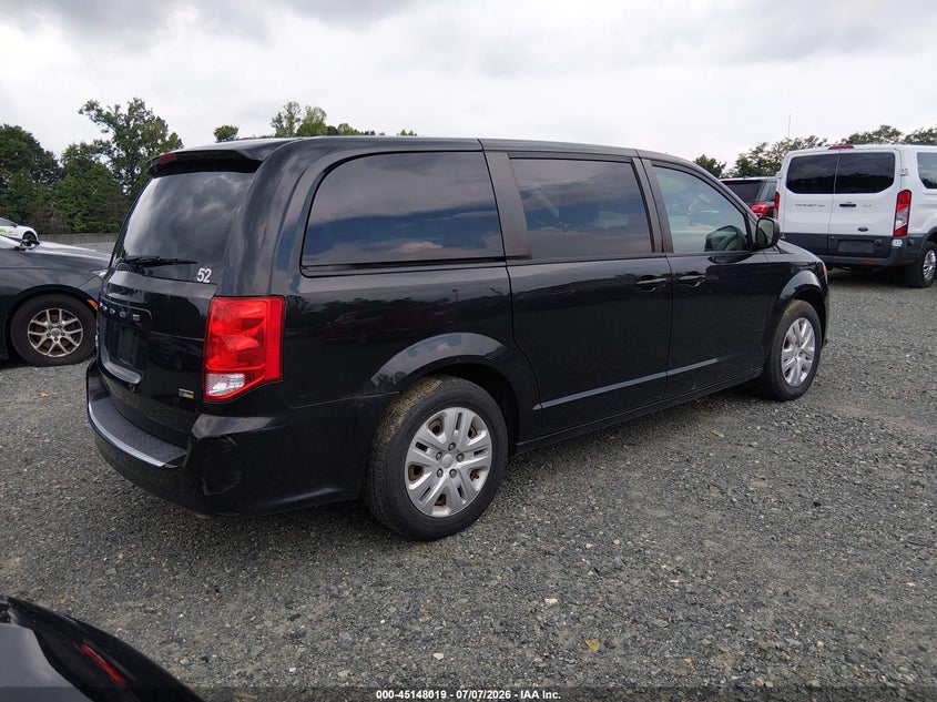 Vin: 2c4rdgbgxjr318617, lot: 45645661, dodge grand caravan se 20184