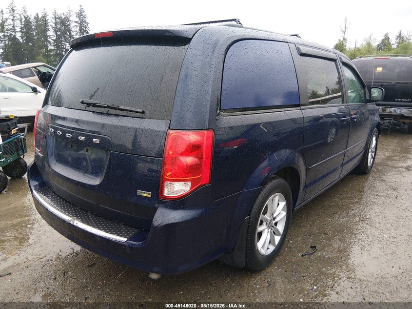 Vin: 2c4rdgcg8dr566495, lot: 45645662, dodge grand caravan sxt 20134