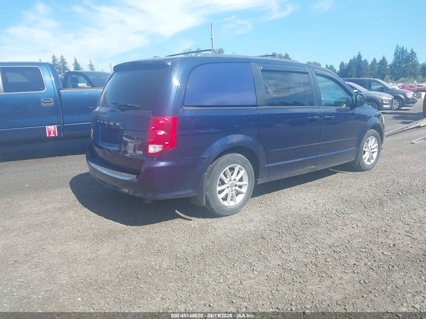Vin: 2c4rdgcg8dr566495, lot: 45645662, dodge grand caravan sxt 20134