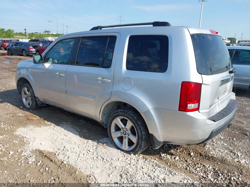 2009 Honda Pilot 3.5 Ex-L Silver Lot 111045148088 Vin 5FNYF48519B006851