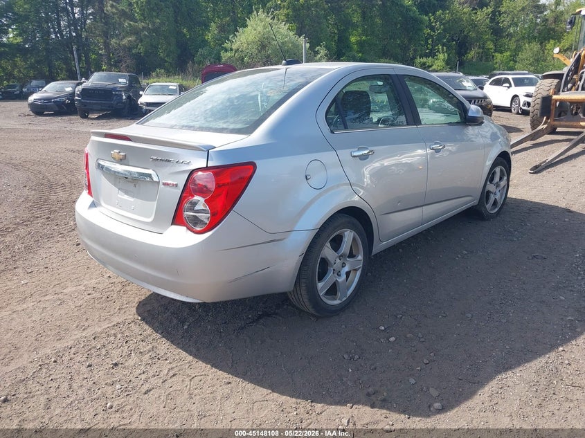 Vin: 1g1je5sb4f4205123, lot: 45645755, chevrolet sonic ltz auto 20154