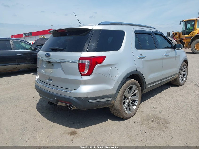 Vin: 1fm5k7f8xjga15504, lot: 45645772, ford explorer limited 20184