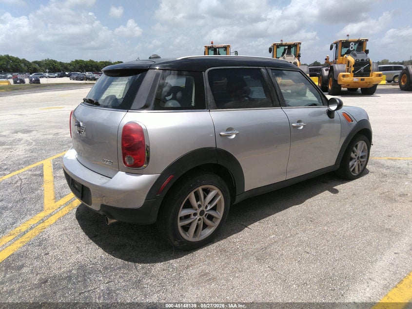 Vin: wmwzb3c55dwm31329, lot: 45645789, mini countryman cooper 20134