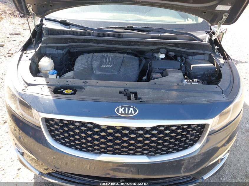 2016 Kia Sedona Sx Luxury VIN: KNDME5C19G6128894 Lot: 45148155