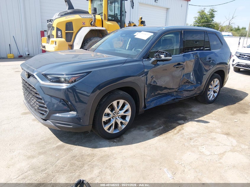 Vin: 5tdacab58ss062045, lot: 45645875, toyota grand highlander hybrid limited 20252