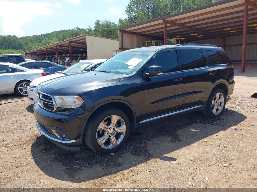 Vin: 1c4rdjdg3fc110279, lot: 45645918, dodge durango limited 20152