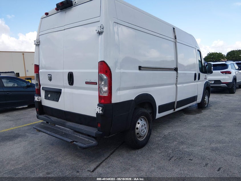 Vin: 3c6trvdg7je102516, lot: 45645956, ram promaster 2500 20184