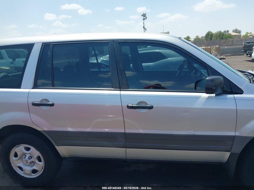 2005 HONDA PILOT SPORT UTILITY VEHICLE 3.5L V-6 VVT, 255HP