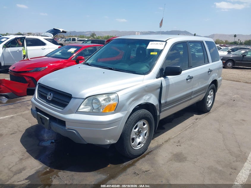 2005 Honda Pilot Lx 2HKYF18105H564911 photo 1