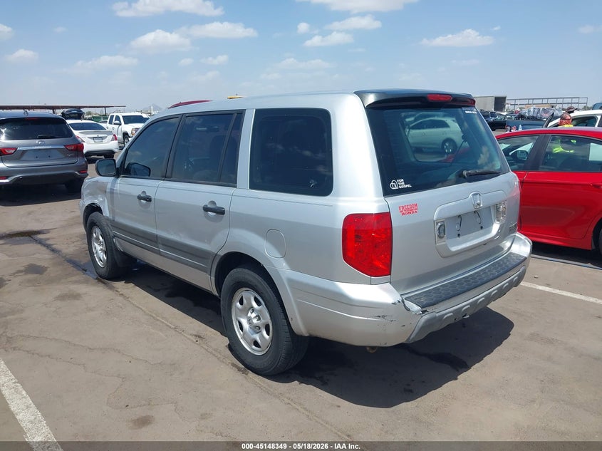 2005 HONDA PILOT SPORT UTILITY VEHICLE 3.5L V-6 VVT, 255HP