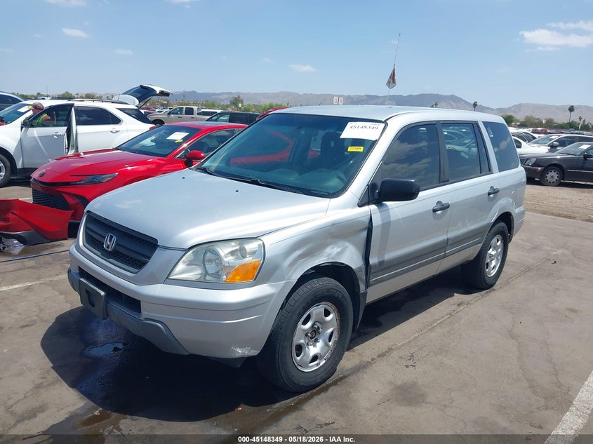 2005 HONDA PILOT SPORT UTILITY VEHICLE 3.5L V-6 VVT, 255HP
