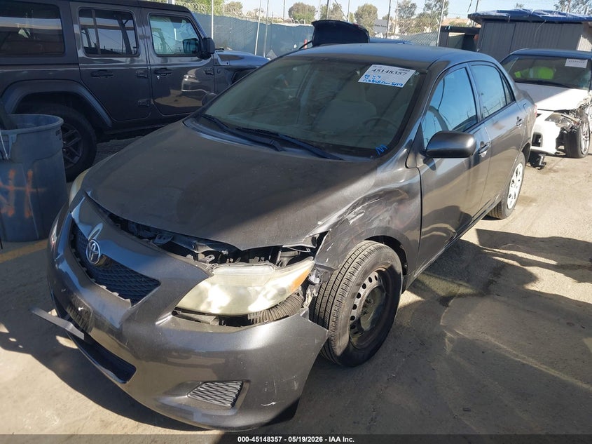 2010 Toyota Corolla 1.8 Le Grey Lot 111045148357 Vin 1NXBU4EE2AZ286481