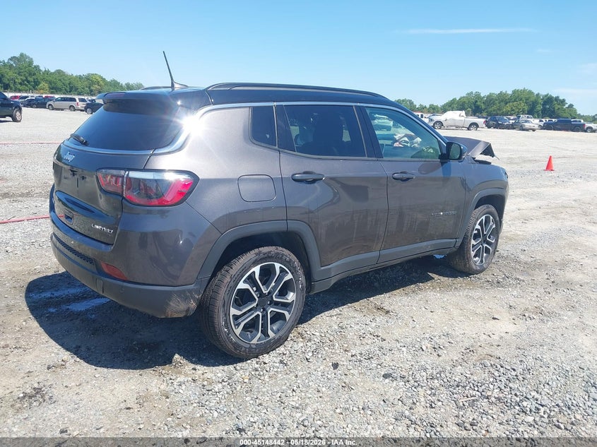 Vin: 3c4njdcn4rt598823, lot: 45646094, jeep compass limited 4x4 20244
