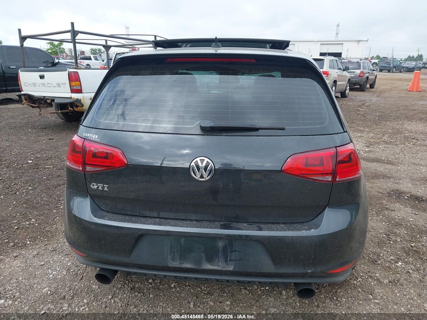 2015 Volkswagen Golf Gti 2.0T Se 4-Door VIN: 3VW4T7AU4FM055394 Lot: 45148468