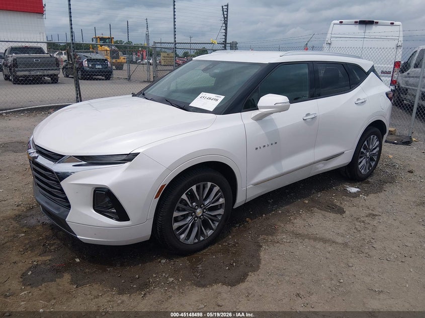 Vin: 3gnkbfrsxms502613, lot: 45646151, chevrolet blazer fwd premier 20212