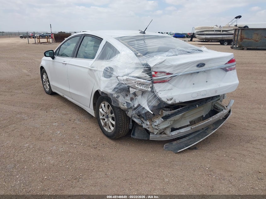 Vin: 3fa6p0g71hr229765, lot: 45646202, ford fusion s 20173