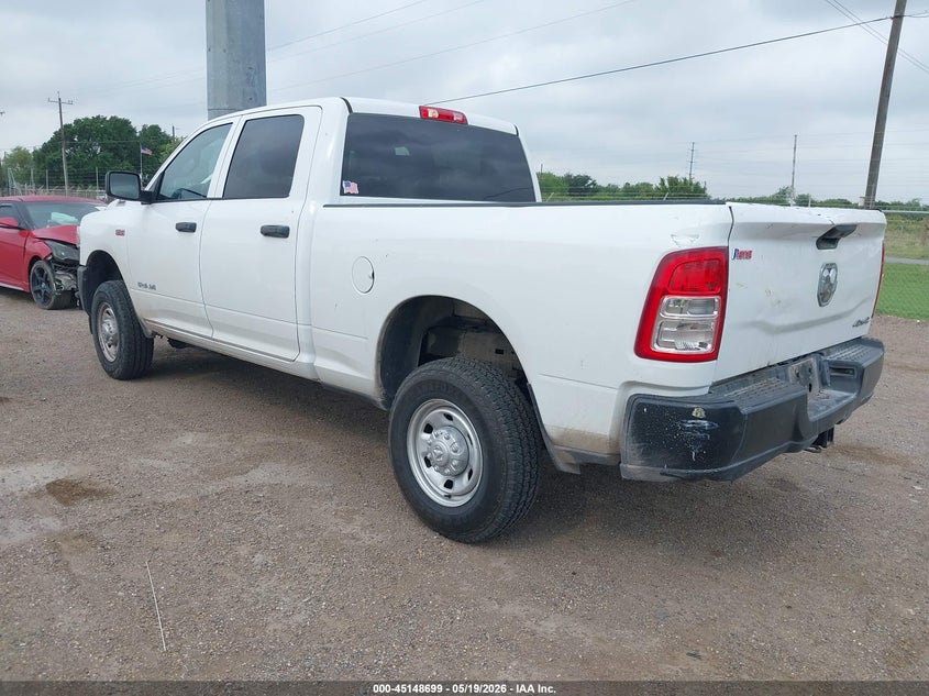 Vin: 3c6ur5cj5ng202397, lot: 45646352, ram 2500 tradesman  4x4 6'4 box 20223