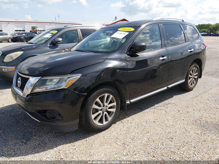 Vin: 5n1ar2mnxgc662586, lot: 45646371, nissan pathfinder s 20162