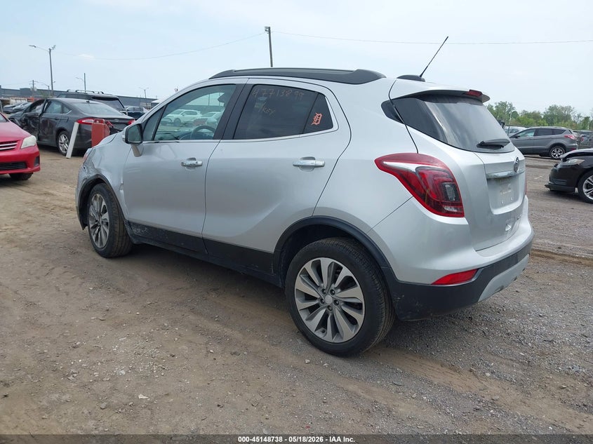 Vin: kl4cjasb2kb886290, lot: 45646391, buick encore fwd preferred 20193