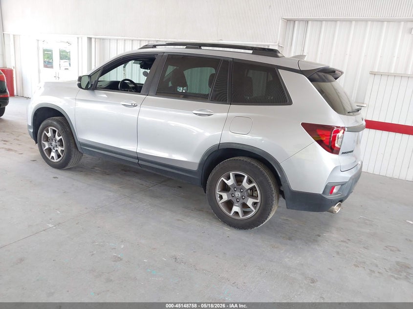 Vin: 5fnyf8h67nb017038, lot: 45646411, honda passport awd trailsport 20223