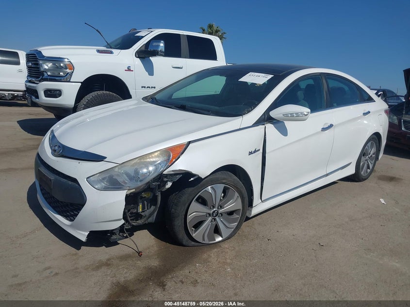 2015 Hyundai Sonata Hybrid Limited KMHEC4A40FA126184 photo 1