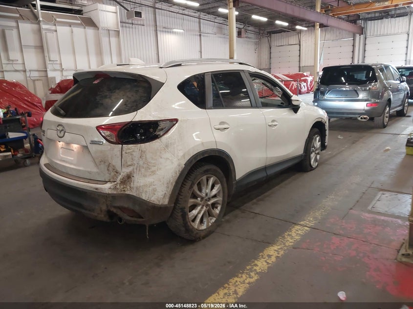 Vin: jm3ke4dy7f0506653, lot: 45646476, mazda cx-5 grand touring 20154