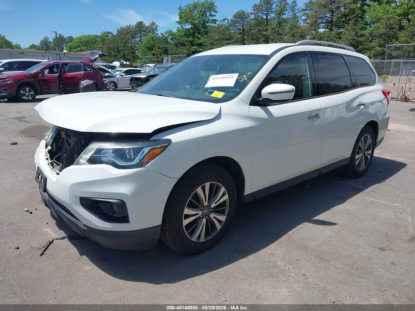 Vin: 5n1dr2mm3jc609210, lot: 45646608, nissan pathfinder sv 20182