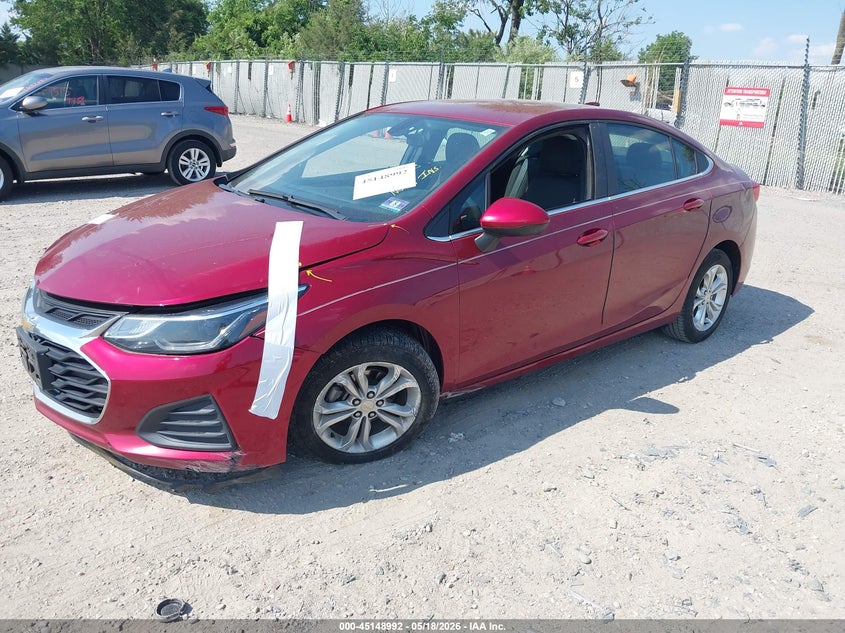 2019 Chevrolet Cruze Lt 1G1BE5SM1K7139774 photo 1
