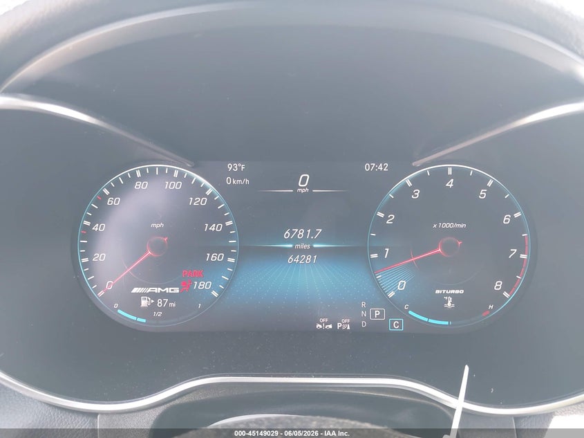 2021 MERCEDES-BENZ AMG GLC 43 COUPE 3.0L V-6 DI, DOHC, V(VIN: W1N0J6EB1MF996625