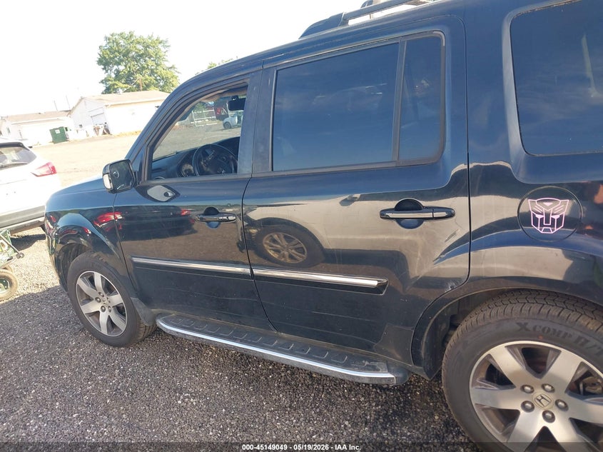 2012 Honda Pilot 3.5 Touring black Lot 111045149049 Vin 5FNYF4H90CB039401
