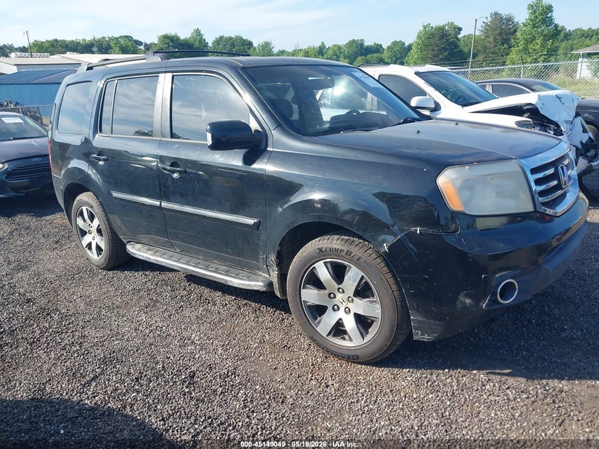 2012 Honda Pilot 3.5 Touring black Lot 111045149049 Vin 5FNYF4H90CB039401