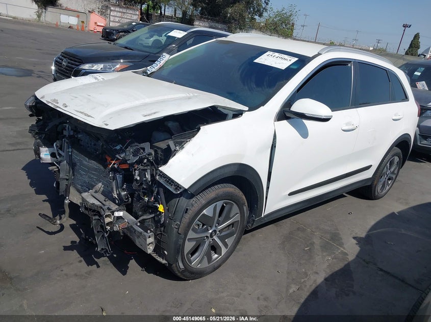 Vin: kndcc3lg2k5027673, lot: 45646718, kia niro ev ex 20192
