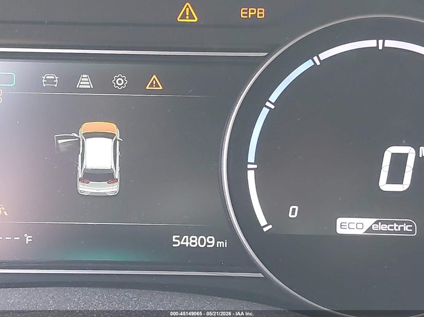 2019 Kia Niro Ev Ex VIN: KNDCC3LG2K5027673 Lot: 45149065