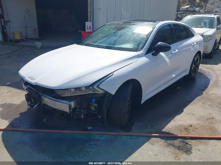 Vin: 5xxg64j22ng108761, lot: 45646730, kia k5 gt-line 20222