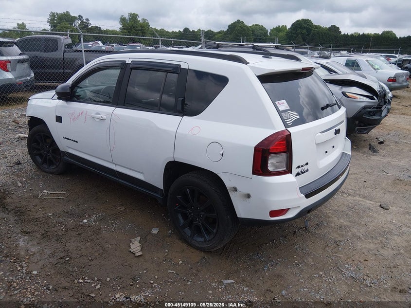 Vin: 1c4njdbb6fd325181, lot: 45646762, jeep compass altitude edition 20153