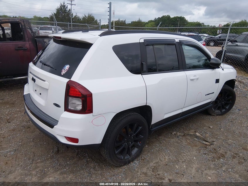 Vin: 1c4njdbb6fd325181, lot: 45646762, jeep compass altitude edition 20154
