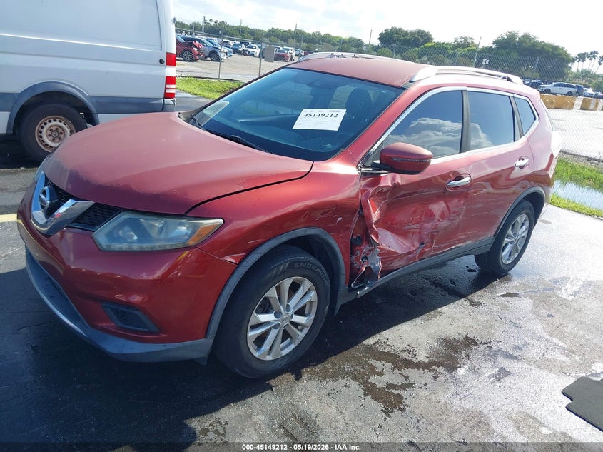 2016 Nissan Rogue Sv KNMAT2MT6GP635169 photo 1