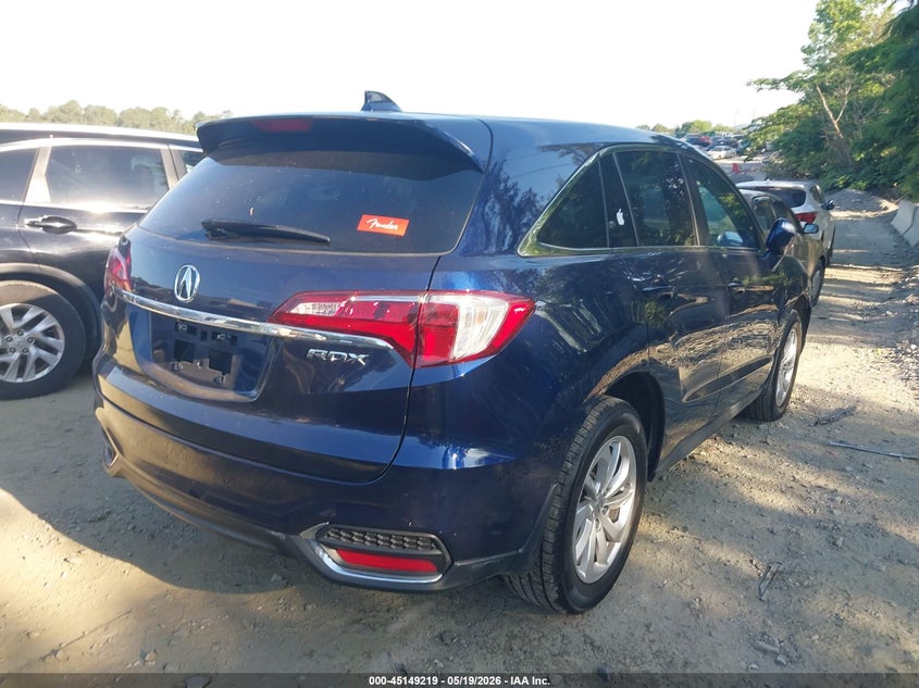 Vin: 5j8tb3h51gl014704, lot: 45646872, acura rdx technology   acurawatch plus packages/technology package 20164