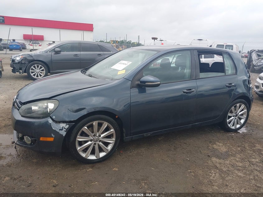 2012 Volkswagen Golf Tdi 4-Door VIN: WVWDM7AJ9CW296983 Lot: 45149243