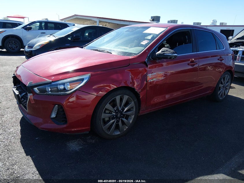2018 Hyundai Elantra Gt Sport KMHH55LCXJU037263 photo 1