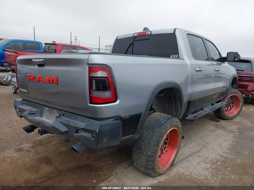 Vin: 1c6rrelt5kn720813, lot: 45647080, ram 1500 rebel  4x2 5'7 box 20194