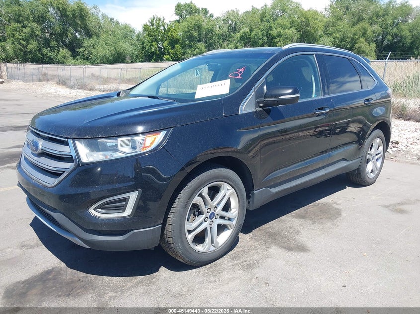Vin: 2fmpk4k97jbb88894, lot: 45647096, ford edge titanium 20182