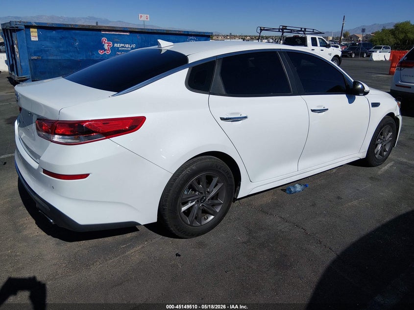 Vin: 5xxgt4l31lg418573, lot: 45647163, kia optima lx 20204