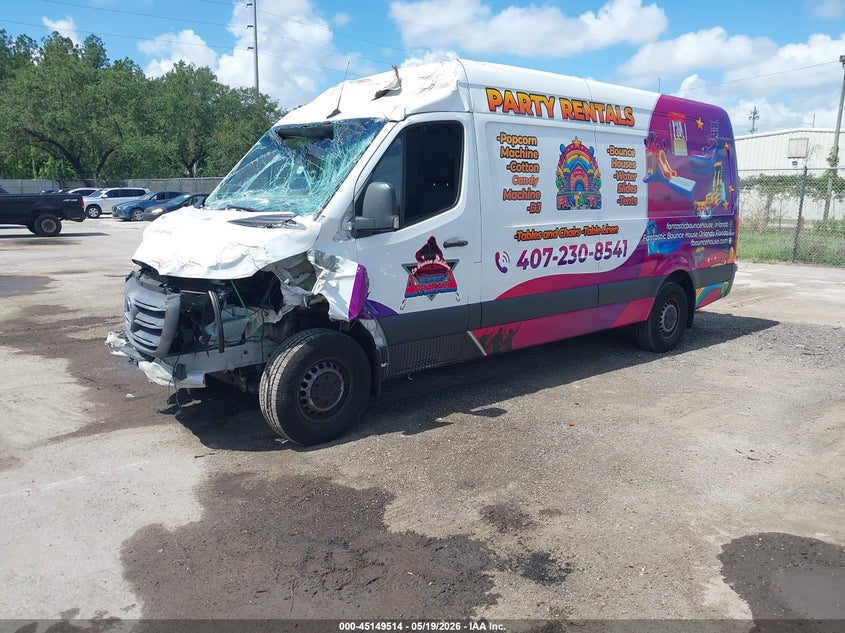 2022 MERCEDES-BENZ SPRINTER 2500 auction photo 2