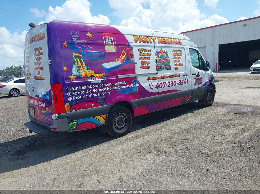 2022 MERCEDES-BENZ SPRINTER 2500 auction photo 4