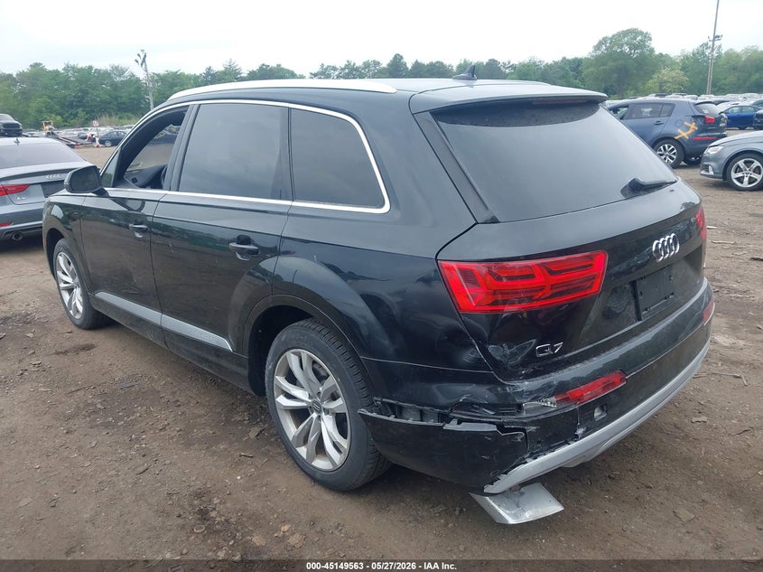 Vin: wa1lhaf74hd050463, lot: 45647216, audi q7 2.0t premium 20173