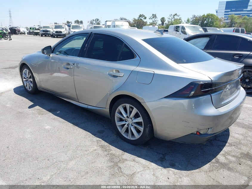 Vin: jthba1d29g5030083, lot: 45647251, lexus is 200t 20163