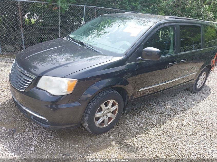 Vin: 2a4rr5dg1br607223, lot: 45647288, chrysler town & country touring 20112